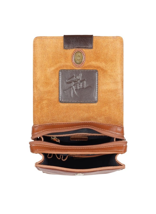 HIDESIGN Genuine Leather Mens Crossbody Bag - Image 5